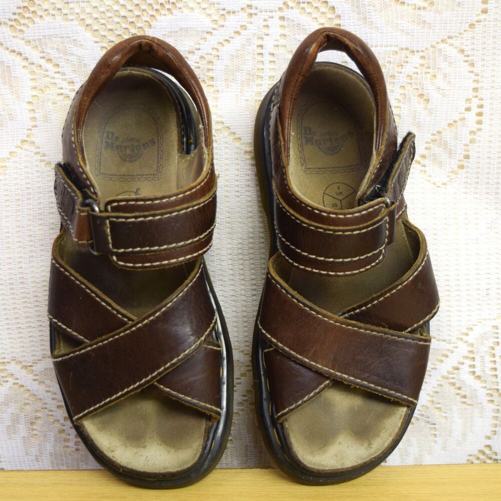 Dr. Martens Doc Marten Size 7 Mens Fisherman Leather Sandal VTG 90s Chunky 9076